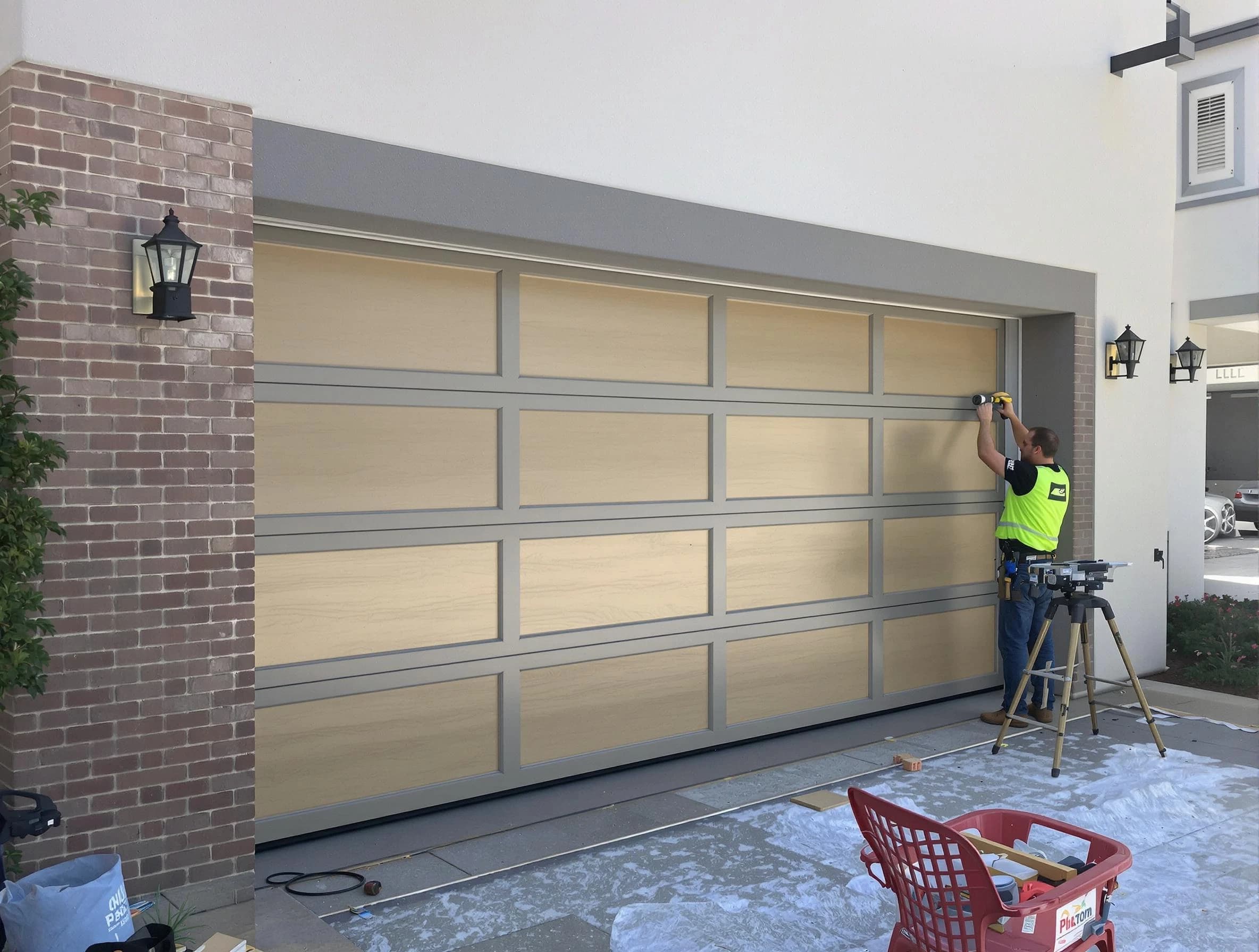 Garage door replacement service by North Providence Garage Door Repair in North Providence