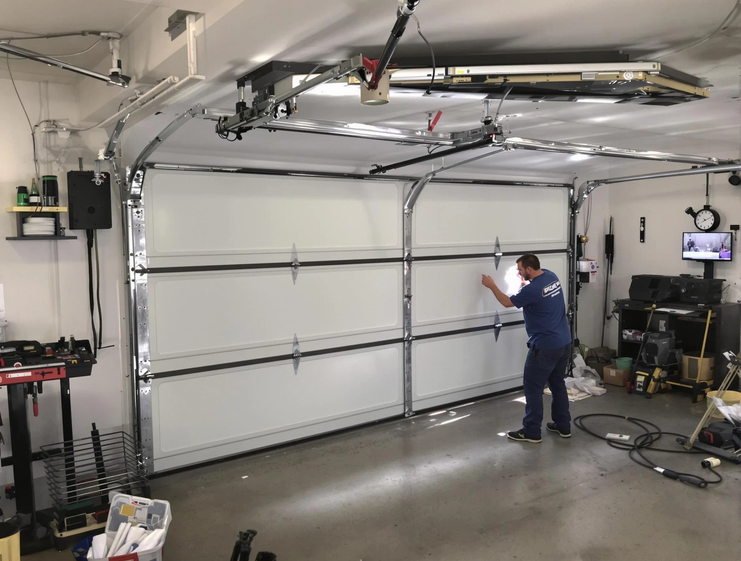 Professional garage door repair service by North Providence Garage Door Repair in North Providence