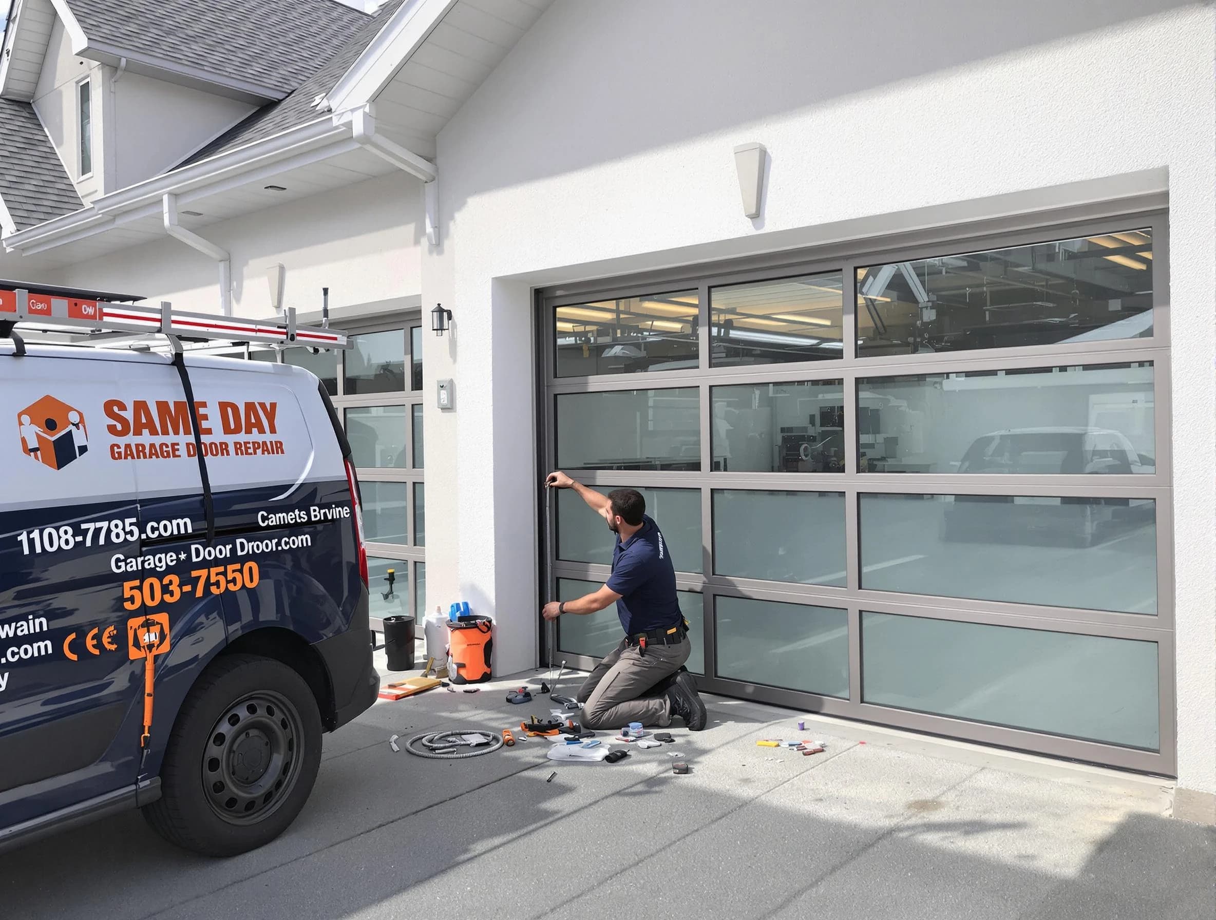 Same-day garage door repair service by North Providence Garage Door Repair in North Providence