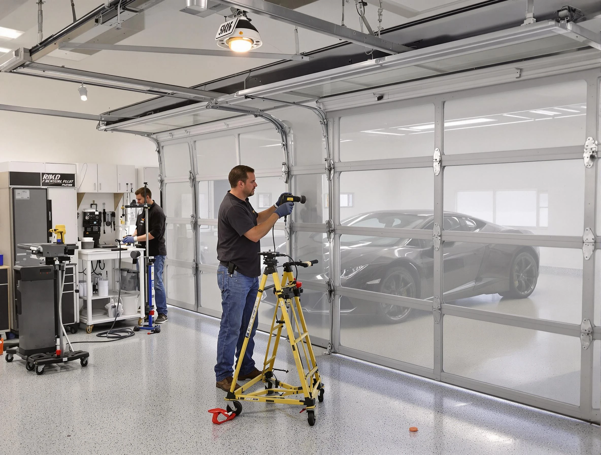 Garage Door Dents Repair in North Providence