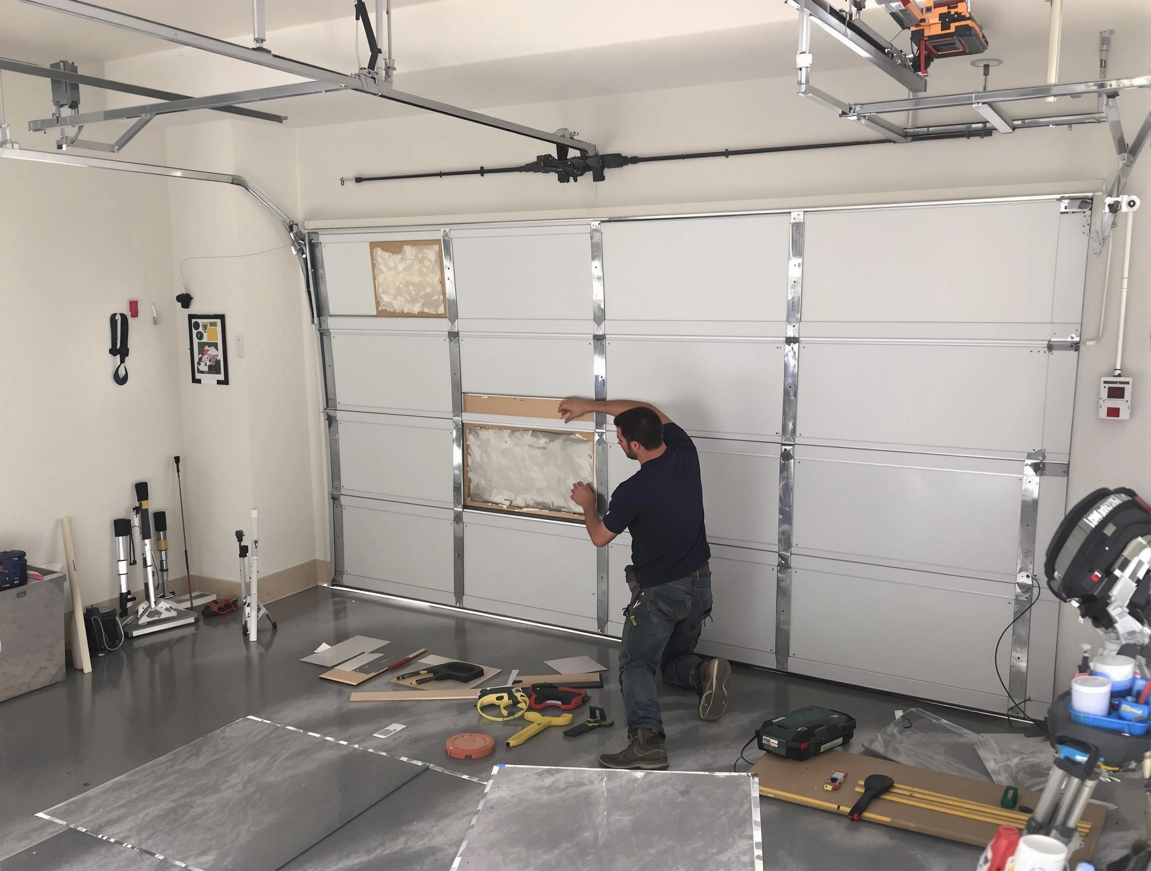 Garage Door Panel Repair in North Providence