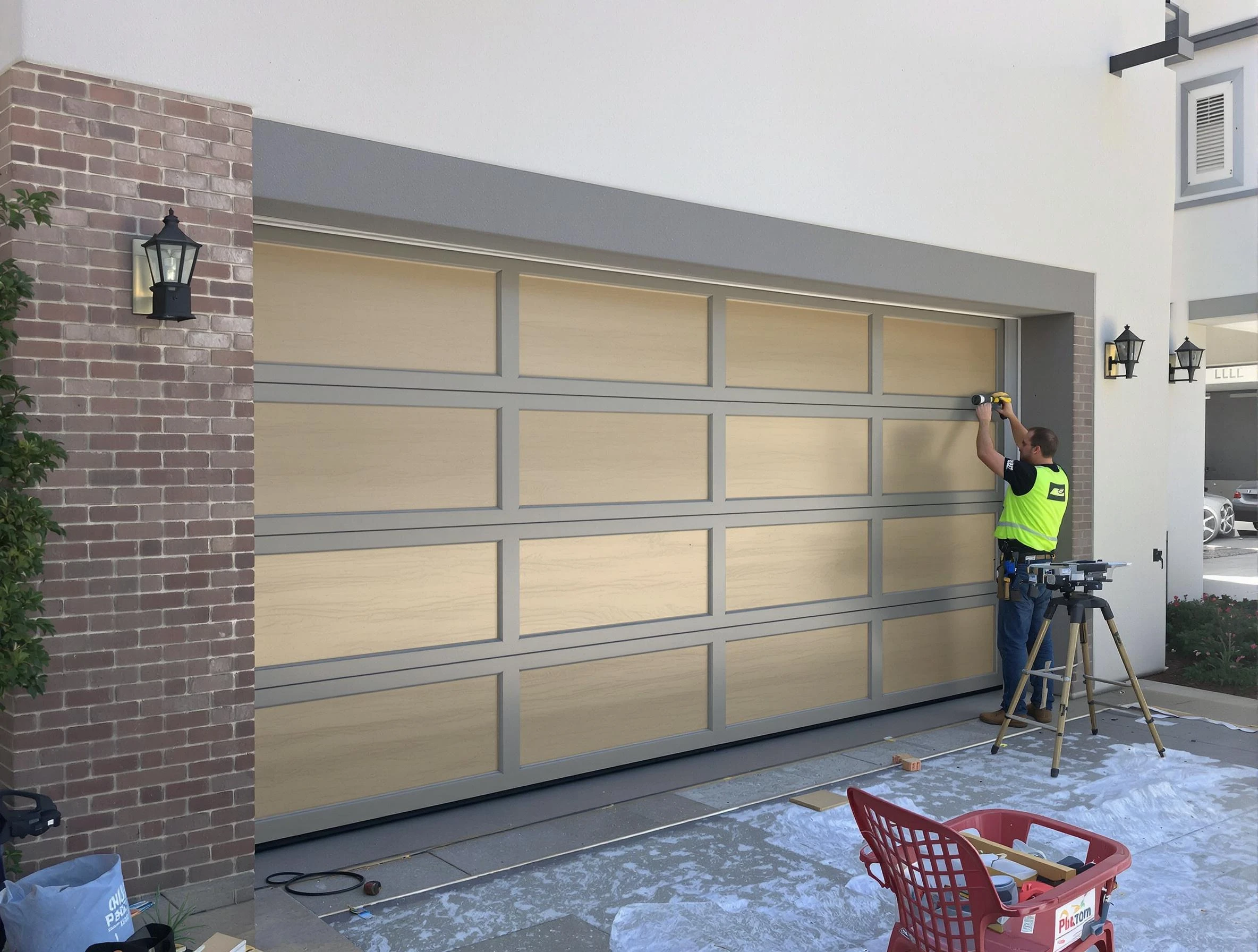 Garage door replacement service by North Providence Garage Door Repair in North Providence