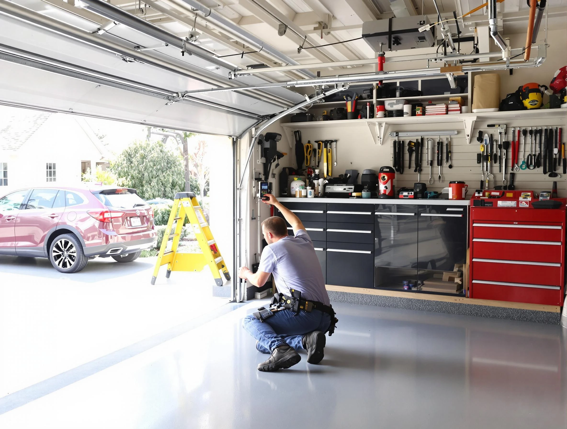 Local garage door repair service by North Providence Garage Door Repair in North Providence