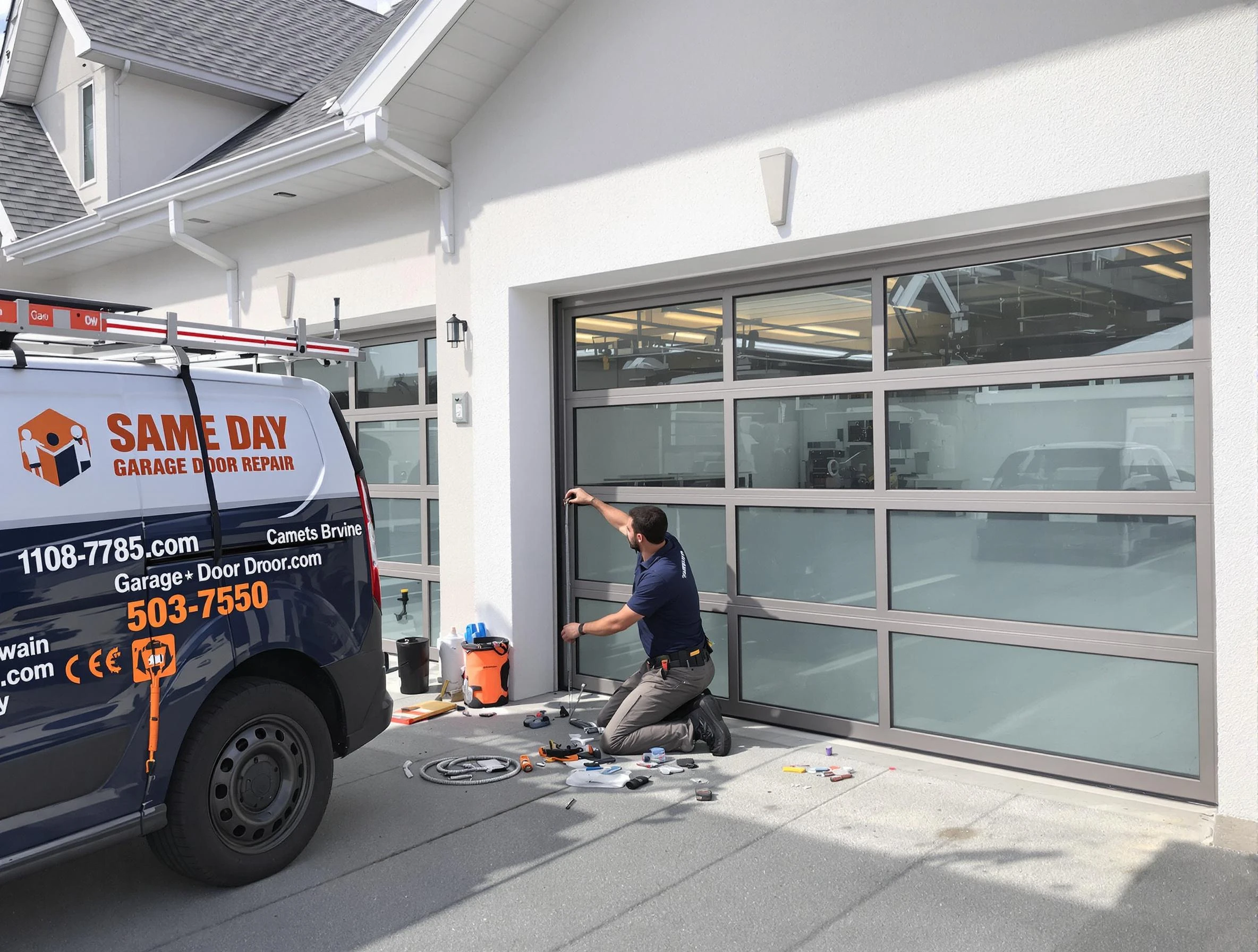 Same-day garage door repair service by North Providence Garage Door Repair in North Providence
